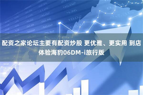 配资之家论坛主要有配资炒股 更优雅、更实用 到店体验海豹06DM-i旅行版